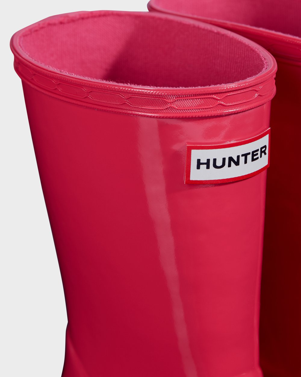 Hunter Original First Classic Gloss Rain Boots - Buy Kids Pink - ENRFYQ391